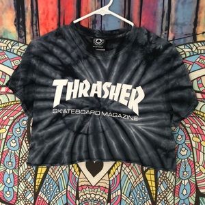 thrasher crop top